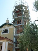 Lavori di restauro al campanile