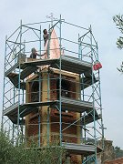 Lavori di restauro al campanile