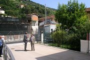 Burlando visita l'edificio scolastico