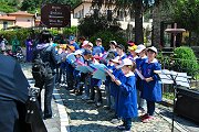 Alunni delle scuole all'inaugurazione